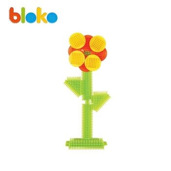 Boîte 100 Bloko Multi couleurs et formes avec Roues -Dès 12 mois - 503510 3
