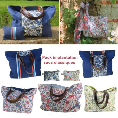 Pack implantation sacs classiques