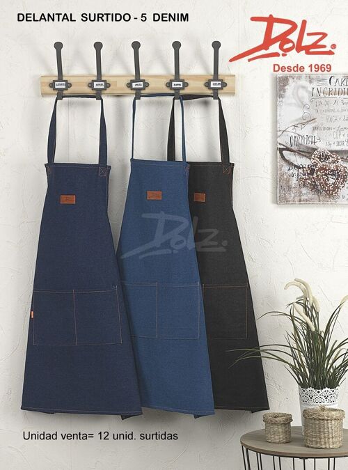 DELANTAL SURT.5 DENIM