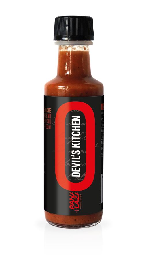 Devil`s Kitchen Handgemachte Chili Sauce mit Habanero