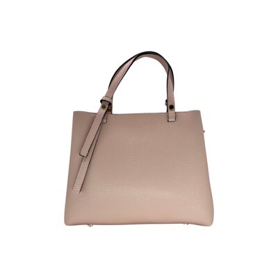 Chiara grained cowhide leather handbag