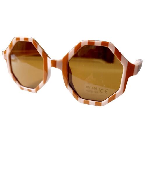Sunglasses Sunny stripe blush/caramel kids | Kids sunglasses