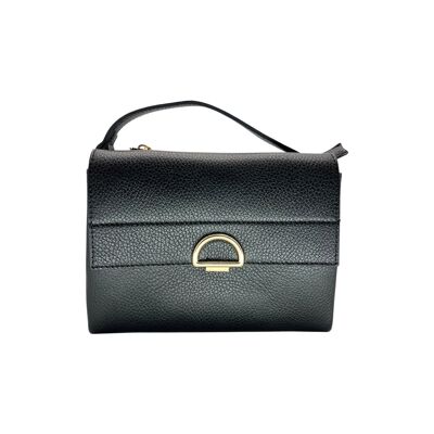 CATERINA GRAINED COWHIDE LEATHER HAND BAG