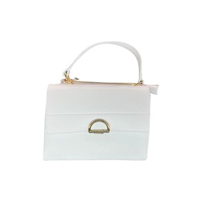 CATERINA GRAINED COWHIDE LEATHER HAND BAG