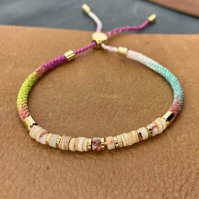 Cord bracelets and natural stones