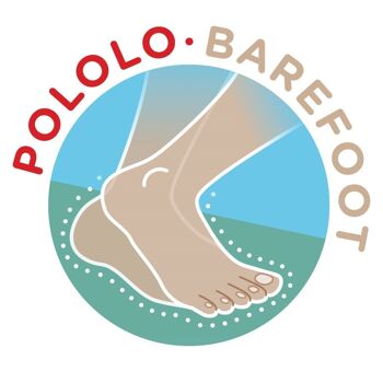 Chaussures enfant POLOLO | Pantoufles pieds nus | Poisson Textile Seaqual (Végétalien) 2