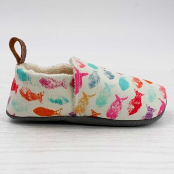 Chaussures enfant POLOLO | Pantoufles pieds nus | Poisson Textile Seaqual (Végétalien) 4
