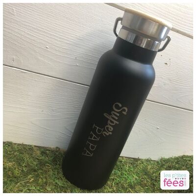 Super Dad insulated bottle (father's day gift, birthday gifts, dad)