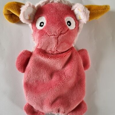 Cabra de peluche "Pititbouk" rosa