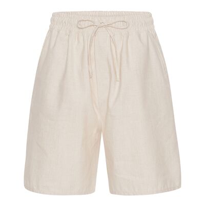 Beige Linen shorts