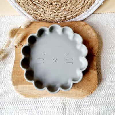 Silicone Plate Lion - Sage