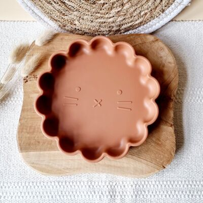 Silicone Plate Lion - Rust