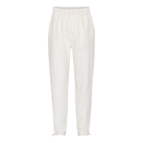 Offwhite linen pants
