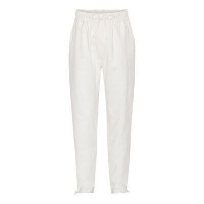 Offwhite linen pants