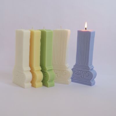 NOX - Greek and Roman Column Design Candle by Mim