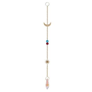 Cristaux colorés Suncatcher Ornement suspendu Carillons éoliens 16