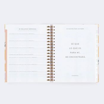 AGENDA CHARUCA VUE QUOTIDIENNE. GRAND JUMBO 23/24. FLEURS. FABRIQUÉ EN ESPAGNE 6