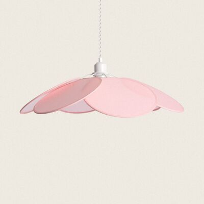 Suspension Ledkia Tissu Kabuki Rose