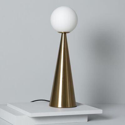 Ledkia Metal and Glass Table Lamp Hippias Gold