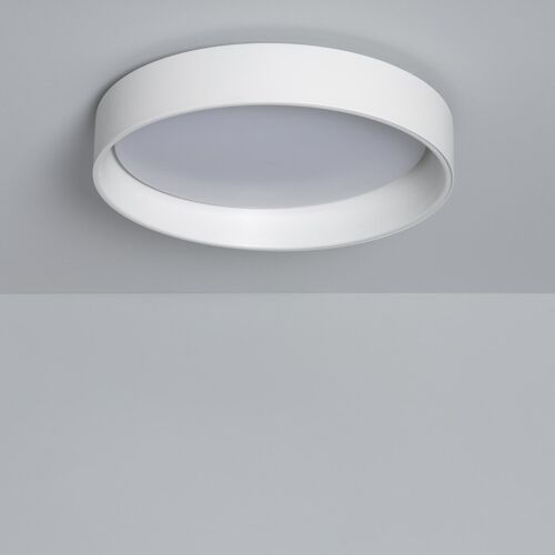 Ledkia Plafón LED 20W Circular Metal Ø450 mm CCT Seleccionable Broadway Blanco