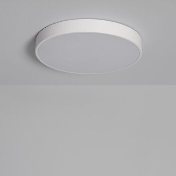 Ledkia Plafonnier LED 30W Circulaire Métal Ø400 mm CCT Sélectionnable Hidria Blanc 1