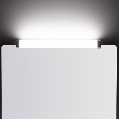 Ledkia Aplique Espejo Baño Big Vault 15W para Espejo Plata