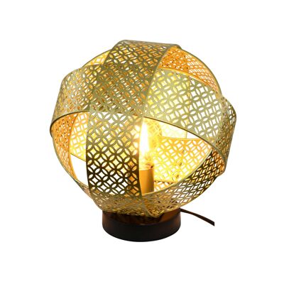 Alben gold and black metal table lamp