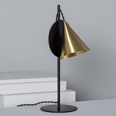 Ledkia Metal Table Lamp Liceo Black - Gold