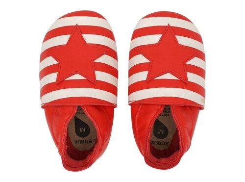 Soft Sole Star and Stripes Poppy