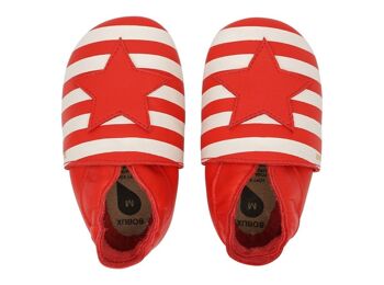 Soft Sole Star and Stripes coquelicot 1