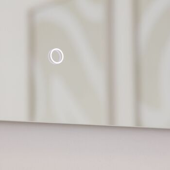 Ledkia Miroir de Salle de Bain avec Lumière LED 60x80 cm Dinklage Blanc Froid 6000K 3