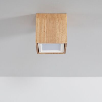 Ledkia 6W LED Ceiling Lamp in Natural Sigurd Wood