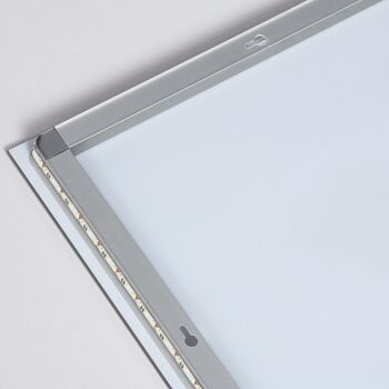 Ledkia Miroir de salle de bain avec lumière LED 78x58 cm Medium Mason Blanc froid 6000K 5