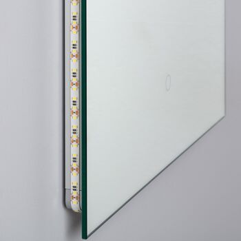 Ledkia Miroir de salle de bain avec lumière LED 78x58 cm Medium Mason Blanc froid 6000K 6