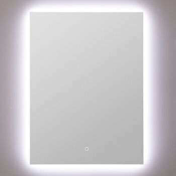 Ledkia Miroir de salle de bain avec lumière LED 78x58 cm Medium Mason Blanc froid 6000K 8