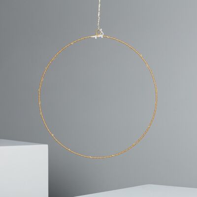 Ledkia-Ring mit goldenen Hoop-LED-Girlandenlichtern
