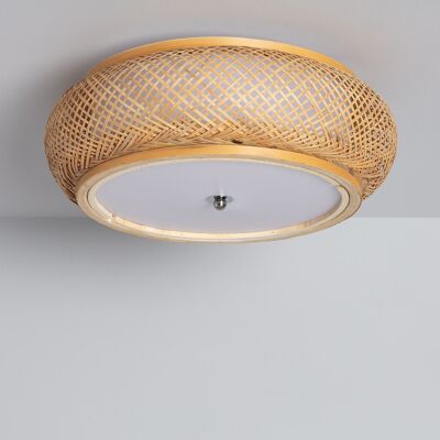 Ledkia Natural Sorolla Bamboo Ceiling Lamp