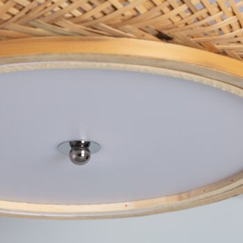 Ledkia Plafonnier en Bambou Sorolla Naturel 7