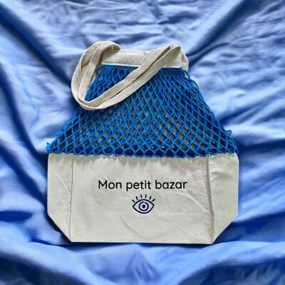 Net bag My little bazaar XL blue