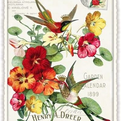 Flores y pájaros (SKU: PK939)