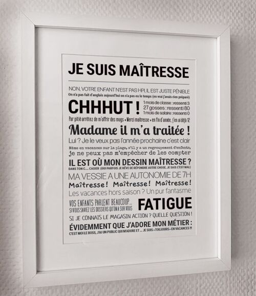 Affiche Maîtresse Version Belgique/Suiss/Lux