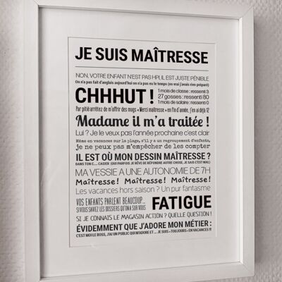 Mistress Poster Versione Belgio/Svizzera/Lux