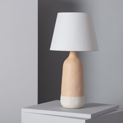 Ledkia Ceramic Table Lamp Cawa White