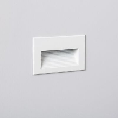 Ledkia Outdoor Beacon LED 5W Recessed Wall White Goethe Horizon Neutral White 4000K