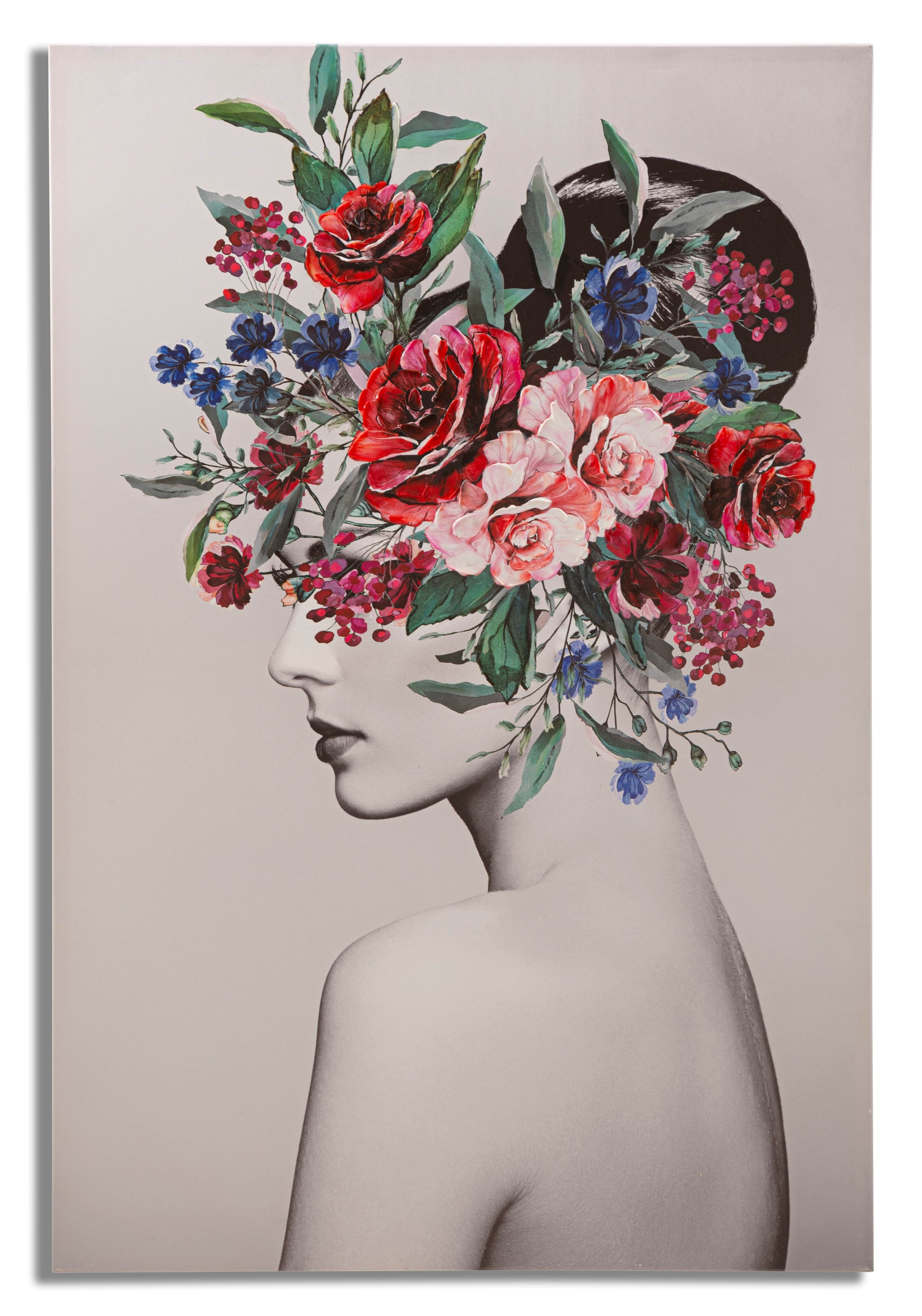 PRINTING WITH PAINT LADY FLOWER -A- CM 80X2,8X120 D032235000A