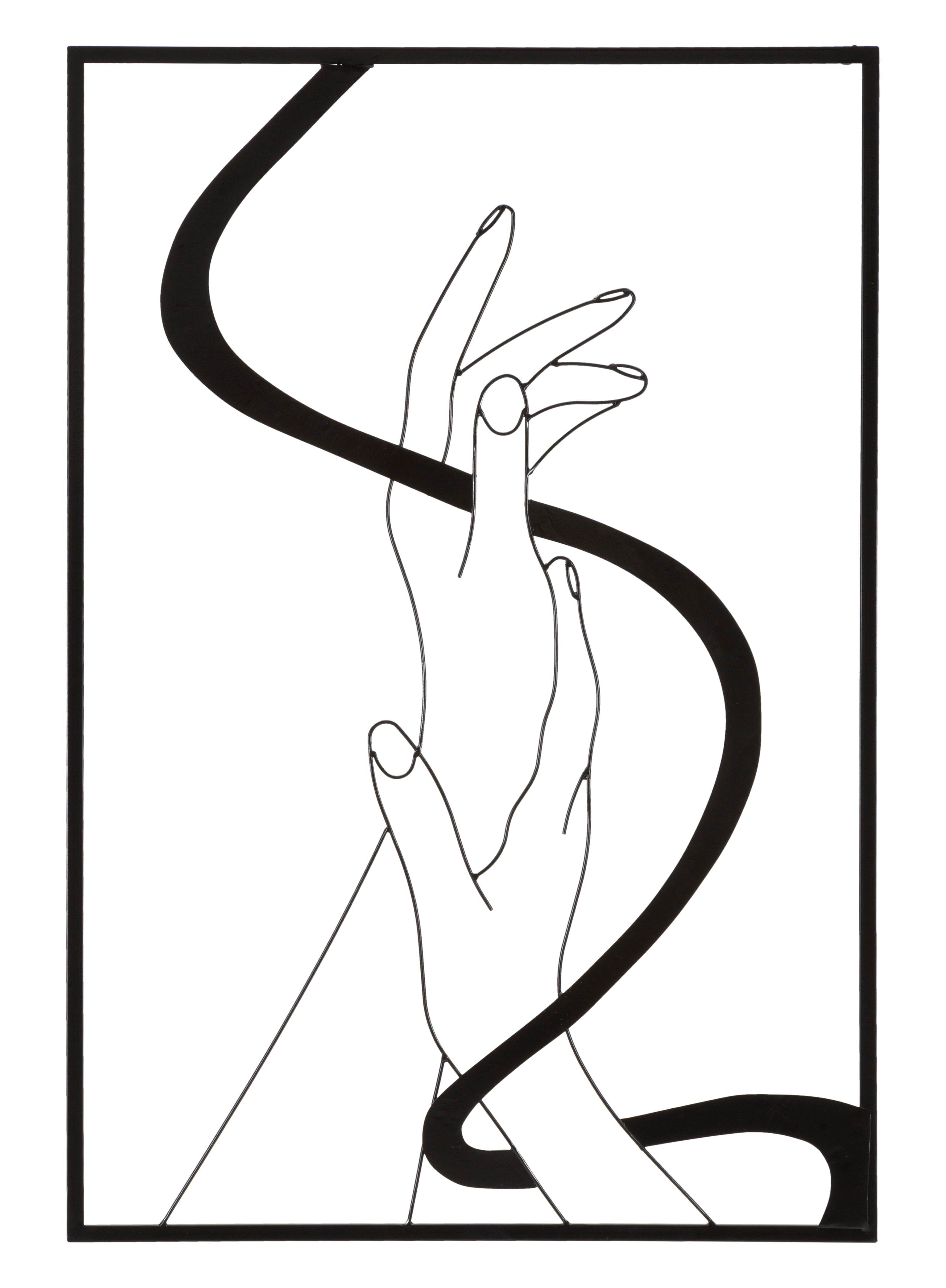 WANDPANEEL AUS EISEN MIT HÄNDEN CM 60X1X90 D323490000