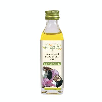 Grapoila Poppy Seed Oil Organic 10,7x2,8x2,8 cm