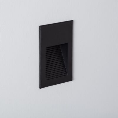 Ledkia Outdoor Beacon LED 5W Recessed Wall Black Goethe No Flicker Neutral White 4000K