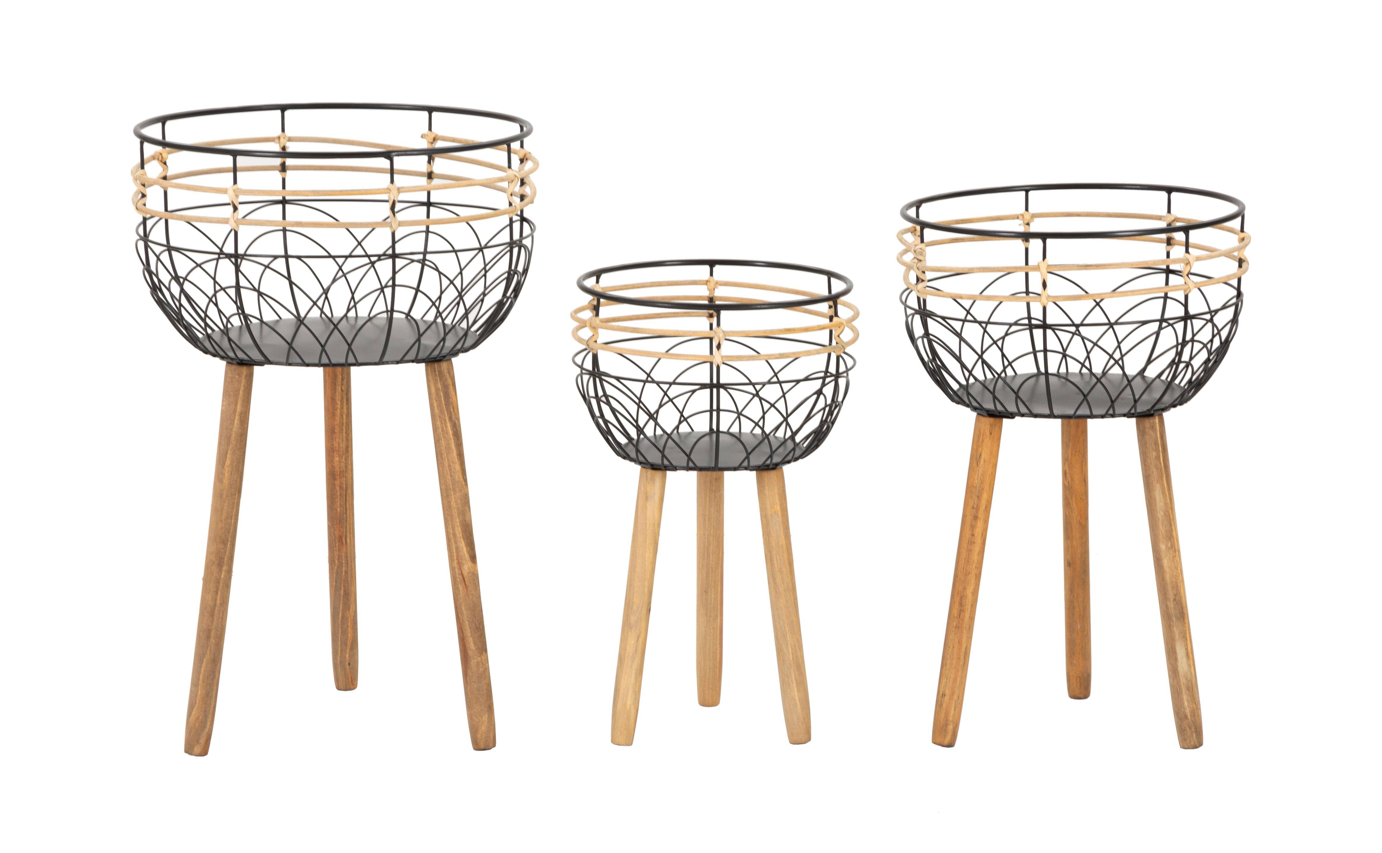 SET 3 VASEHALTER OPORTO CM 35X54,5-30X48-25X41,5 D1426500000