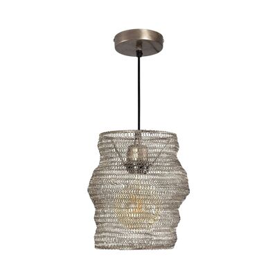 Ledkia Pendant Lamp Metal Kimolos Silver